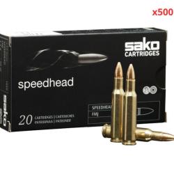 MUNITIONS SAKO CALIBRE 6.5 CREEDMOOR RANGE SPEEDHEAD FMJ 144gr - 9.3g x500 