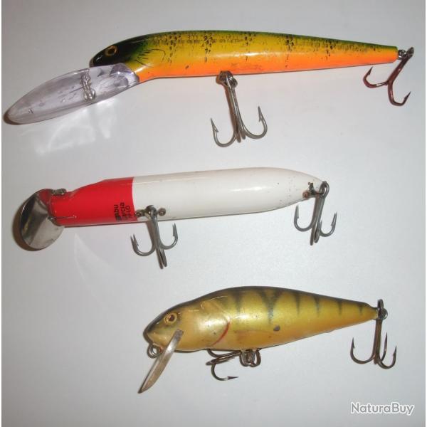 Lot de 3 poissons nageurs grand mod�le pour la p�che des gros carnassiers