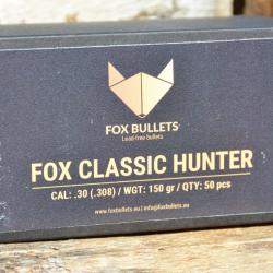 ogive cal 30 fox bullet