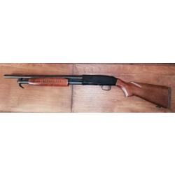 Fusil &agrave; pompe Mossberg 500 A  cal 12/76 canon lisse