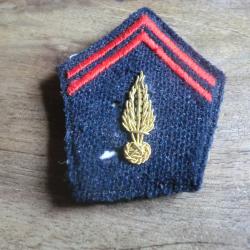 insigne pattes de col sapeur pompiers