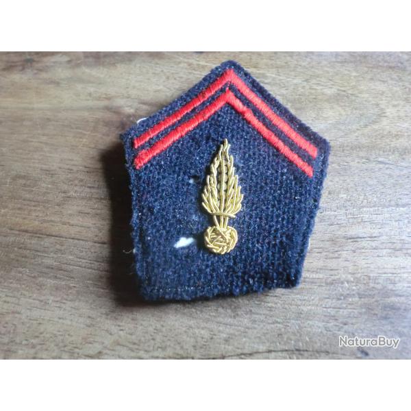 insigne pattes de col sapeur pompiers