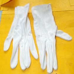 ARMEE DE L'AIR : 1 PAIRE DE GANTS BLANC TAILLE 9   ,  ETAT VOIR PHOTOS . POUR TOUT RENSEIGNEMENT ME