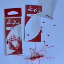 Lot de 2 pochettes de Stop-fil fluo avec ligatures en fils mont&eacute;es sur tube .Autain              Sto