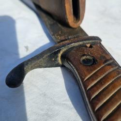 Ba&iuml;onnette Allemande WW1 1915 WKC avec fourreau d'origine.