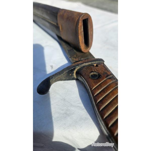 Ba�onnette Allemande WW1 1915 WKC avec fourreau d'origine.