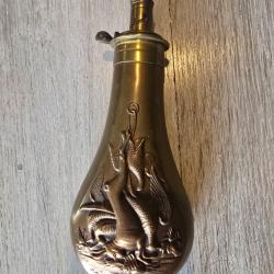 Poire &agrave; poudre en cuivre James dixon