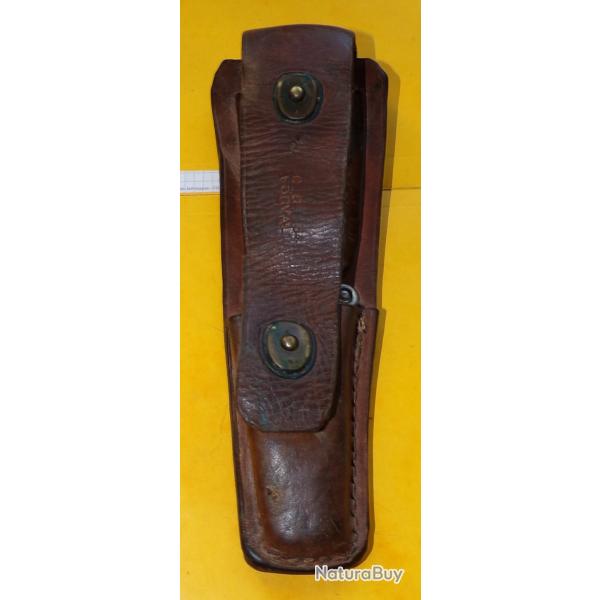 ETUI EN CUIR POUR SET D'OUTILLAGE CS-34 FRANCE MONTEUR DE LIGNE DES TRANSMISSIONS DE L'ARMEE TERRE