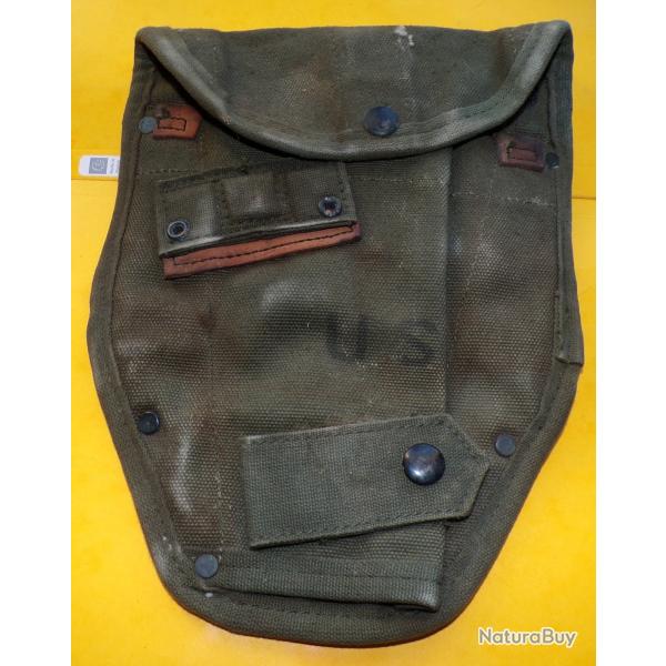 ARMEE AMERICAINE U.S :  ETUI DE PELLE MILITAIRE AVEC TAMPON VISIBLE ,BON  ETAT VOIR PHOTOS .POUR TOU