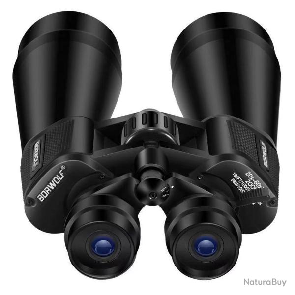 Jumelles 20-60x70MM Objectif Grand Angle Vision Longue Port�e BORWOLF