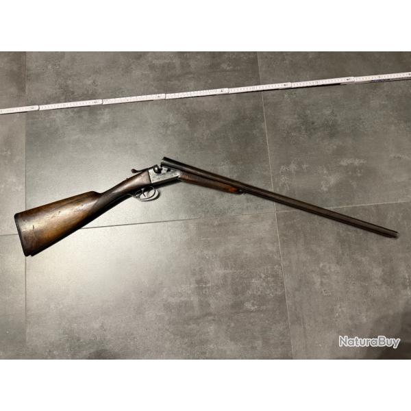 Fusil juxtapos�s AYA (AGUIRRE Y ARANZABAL) calibre 12/70 - 1� sans prix de r�serve !