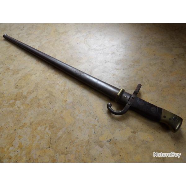 baionnette fusil Gras scolaire avec fourreau