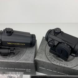 Viseur point rouge + zoom vector optic