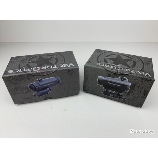 Viseur point rouge + zoom vector optic