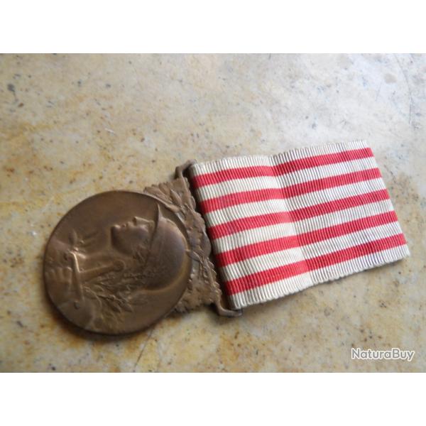 m�daille comm�morative grande guerre 14 18 militaire MORLON ww1 premi�re guerre N�3 1914 1918