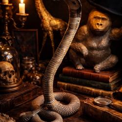 Taxidermie cobra