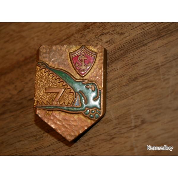 Insigne du 7e r�giment d'Artillerie Coloniale (RAC)