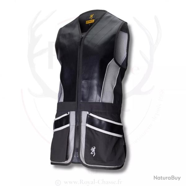Gilet de Ball-Trap PROSPORT CUIR/GRIS BROWNING