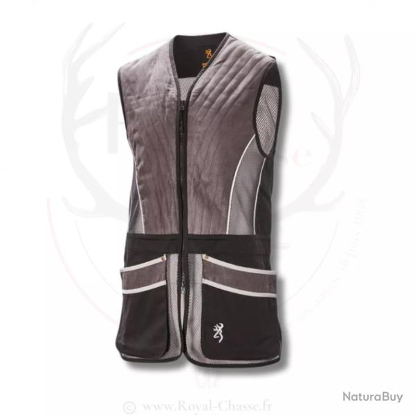 Gilet de Ball-Trap PROSPORT ANTRACITE BROWNING