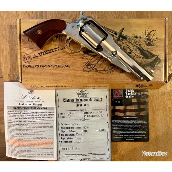 UBERTI Remington 1858 New Army Inox - Excellent �tat, jamais utilis�