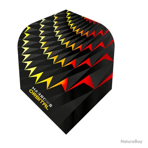 HARROWS - Ailettes ORBITAL Jaune - rouge