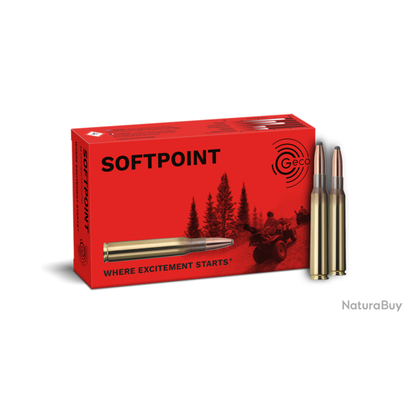 MUNITIONS GECO CAL.7x64 DEMI BLINDEE SOFT POINT 10.7G 165GR
