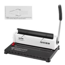 Machine &agrave; relier en spirale &agrave; bobine, fabricant de livres manuel, reliure &agrave; 34 trous, 120 feuilles