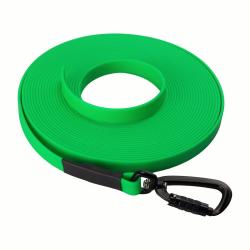 Longe BIOTHANE Twist-Lock 16 mm Vert fluo 15 m SANS poign&eacute;e