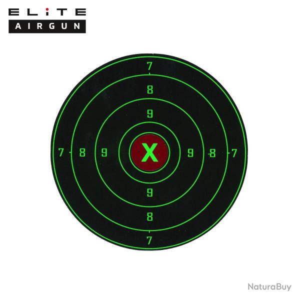 Cible R�active Verte Elite Airgun Diam�tre 10 cm (x100)