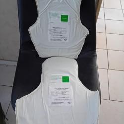 Ench&egrave;re lot de 2 plaques balistiques contre les armes de poings et les lames HAWK 40X42 et 31x40 cm