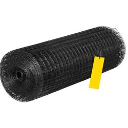 Cl&ocirc;ture m&eacute;tallique soud&eacute;e, maille de poulet et de lapin rev&ecirc;tue de vinyle, 61cm X 1524 cm