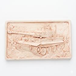 Bas relief Char WW2 ton pierre