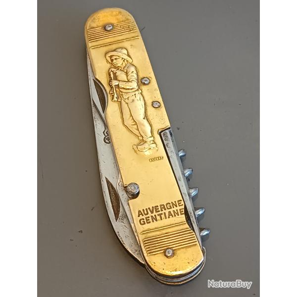 ANCIEN COUTEAU 6 pi�ces, COURSOLLE, AUVERGNE GENTIANE, THIERS, XX�me.