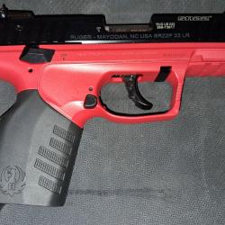 Pistolet RUGER SR 22P Cerakote rouge