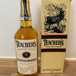 Teachers Highland Cream, Scotch Whisky 70cl  40% (bouteille vintage datant entre ~1970 / 1980)
