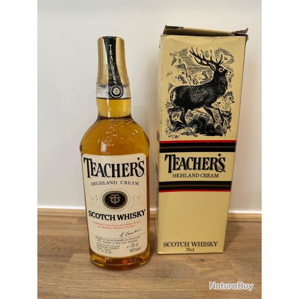 Teachers Highland Cream, Scotch Whisky 70cl  40% (bouteille vintage datant entre ~1970 / 1980)