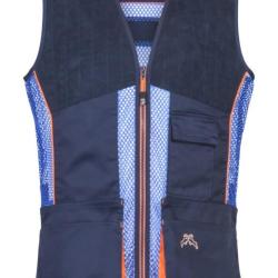 Gilet de ball trap Rabbit Pro Hunt Bleu