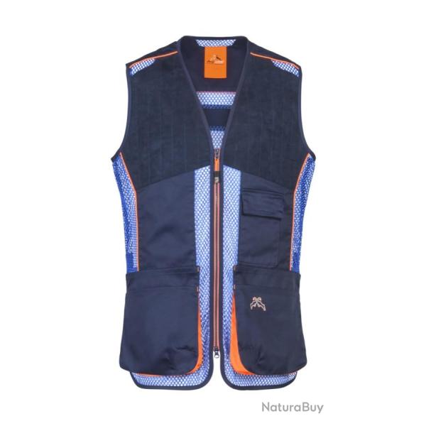Gilet de ball trap Rabbit Pro Hunt Bleu