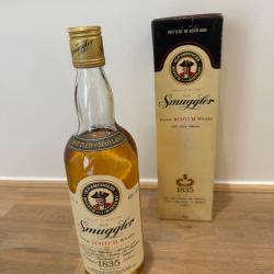 Whisky Old Smuggler, Finest Scotch. 75 cl  40% (bouteille datant p&eacute;riode ~1970)