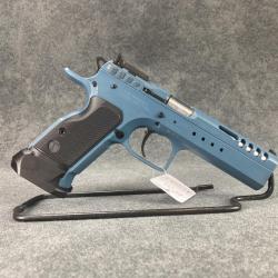 PISTOLET TANFOGLIO LIMITED CUSTOM CAL. 9x19 TEAL BLUE - Occasion