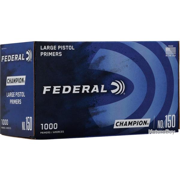 AMORCE FEDERAL CHAMPION LARGE PISTOL 1000