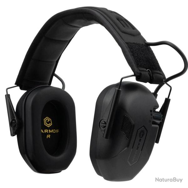 Casque EARMOR M300A Anti-Bruit �lectronique - Casque de Protection Auditive - NOIR