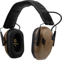Casque EARMOR M300A Anti-Bruit &Eacute;lectronique - Casque de Protection Auditive - Coyote