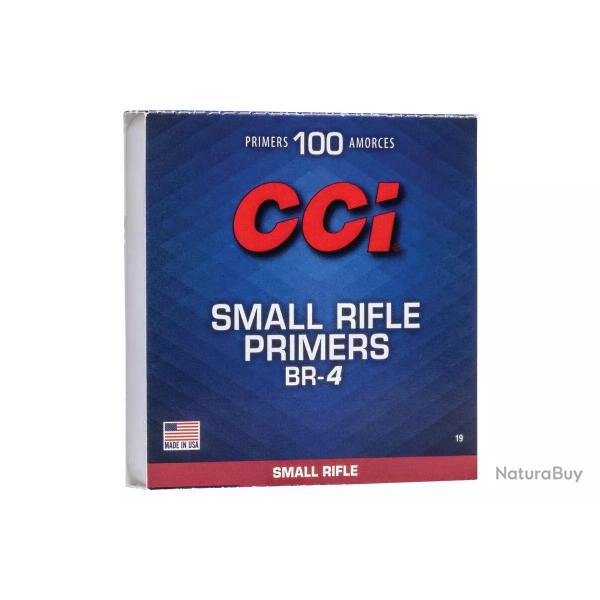 AMORCE CCI BENCH REST SMALL RIFLE N�BR4 x 100