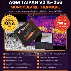 Offre promo ! AGM Taipan V2 15-256 Monoculaire Thermique