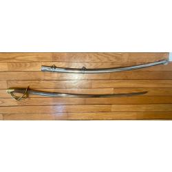 Sabre de cavalerie l&eacute;g&egrave;re mod&egrave;le 1822