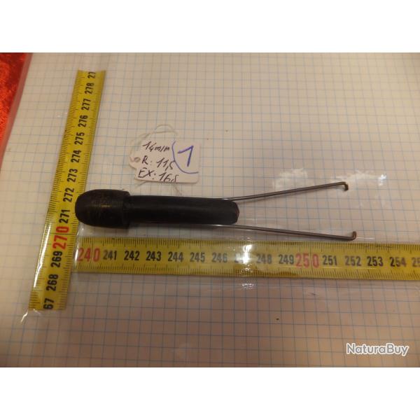 F�rule   ( Embout bouchon ) canne fusils. Conforme model d'origine.                          (1)