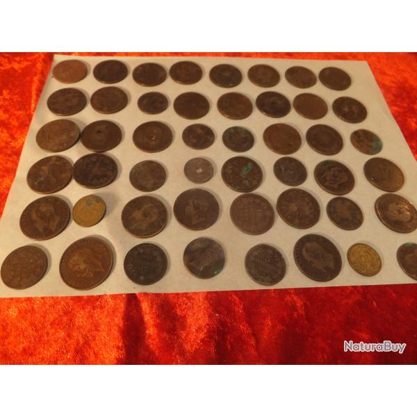 Importante collection de monnaie ou pi�ces ancienne � identifier  Voir les photos