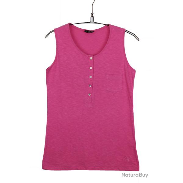 Tee shirt sans manches col tunisien ANDY3F