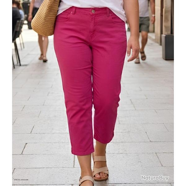 Pantacourt AXONE BALAC3G Grandes Tailles confort stretch et style color�
